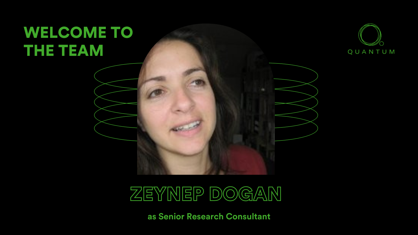 Welcome to the team - Zeynep Dogan